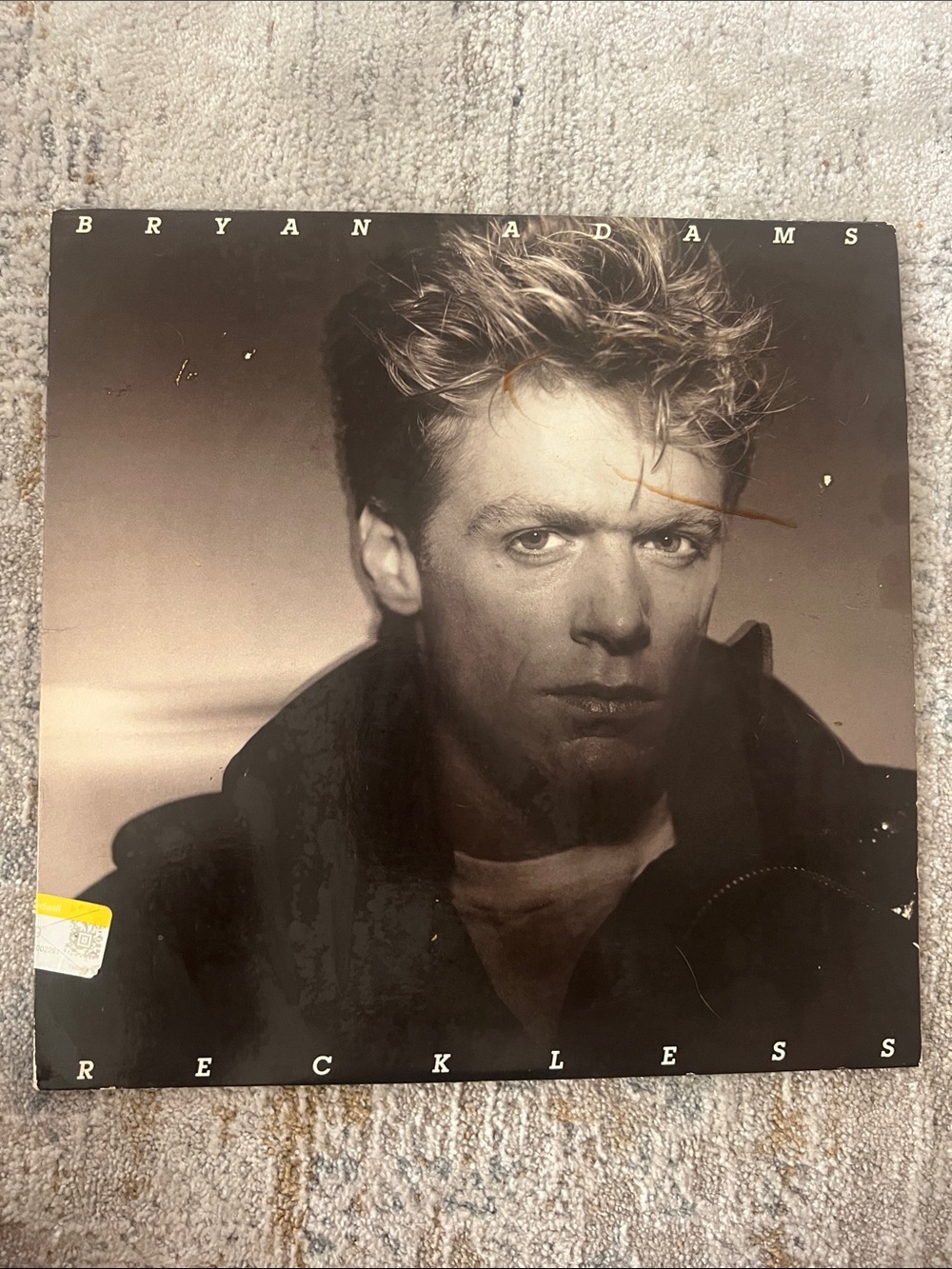 Bryan Adams - Reckless Vinyl LP 1984 LP A&M Vintage Album Record